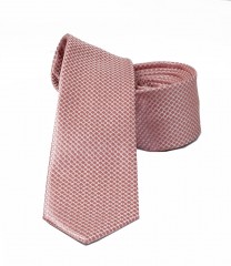                    NM slim szövött nyakkendő - Púder Aprómintás nyakkendő